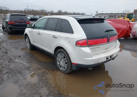 2010 Lincoln Mkx z USA, uszkodzony, nr VIN 2LMDJ8JC1ABJ05331